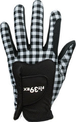 FIT39 Golf Glove Classic K Check Black / Black